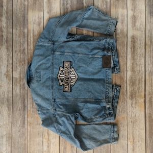 Vintage Harley Davidson Jean Jacket